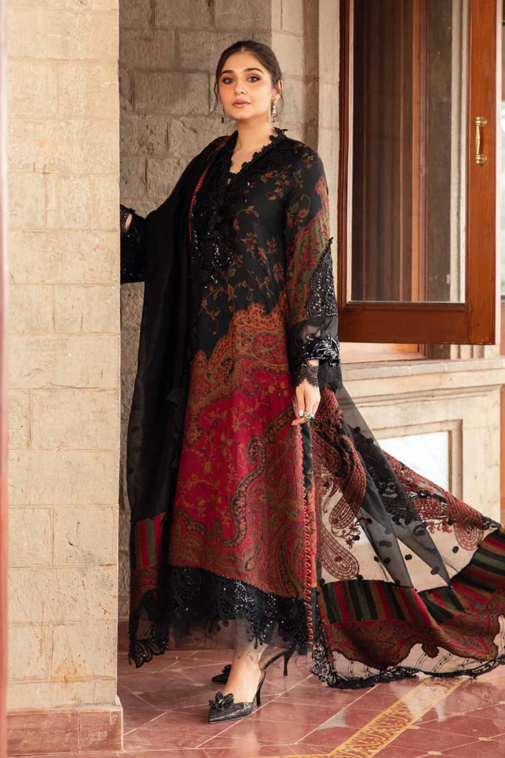 Maria B - UNSTITCHED 3PC LAWN EMBROIDERED - MBDL 1204