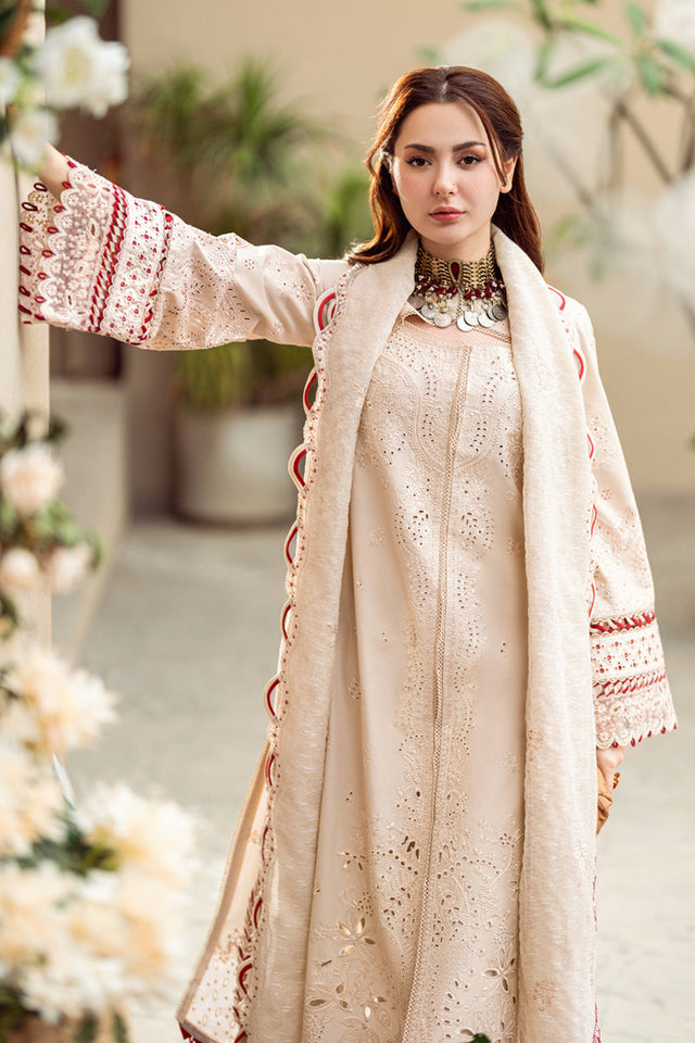 3PC LAWN EMBROIDERED SUIT SR - 507