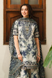 3PC-Printed Lawn Shirt With Voile Printed Dupatta-1542