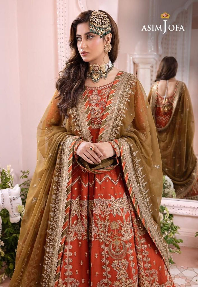 Chiffon frok with Satin Silk Trouser