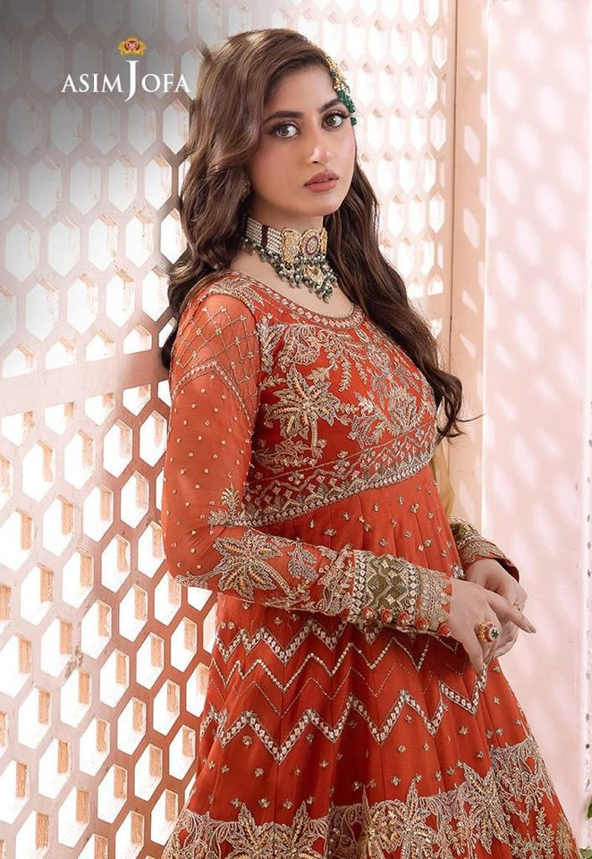 Chiffon frok with Satin Silk Trouser