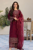 3-PC SEQUENCE EMBROIDED LAWN SUIT SR - 496