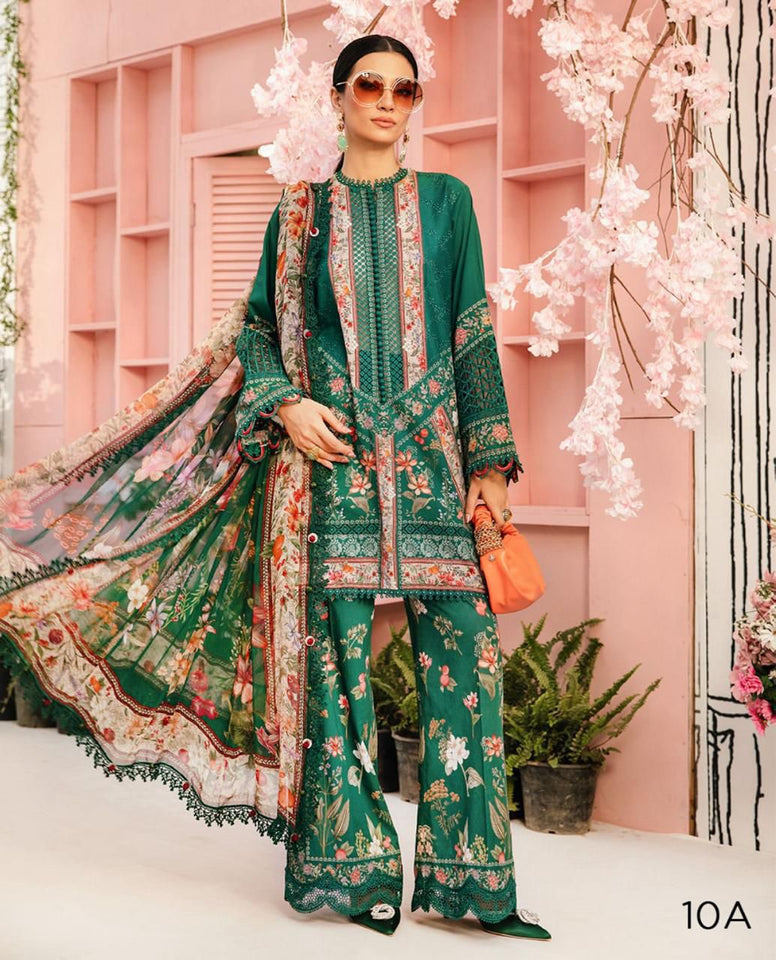 3 PC Embroidered Suit