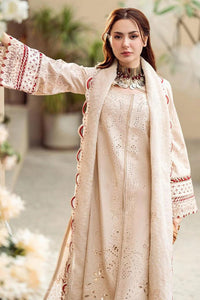 Lawn-3PC Embroidered Shirt with Organza Embroidered Dupatta-1357