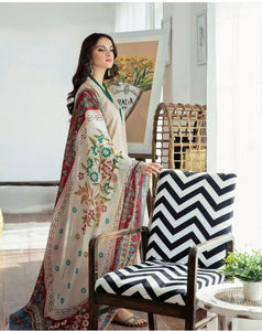 Zara Shahjahan – Embroidered Lawn 3PC – Summer Collection 2025 DW 456