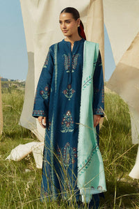 Zara Shahjahan – Embroidered Lawn 3PC – Summer Collection 2025 -DW 301