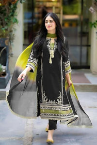 OMAL by komal OC-01 Embroidered Lawn Three Piece Summer Collection dw 222